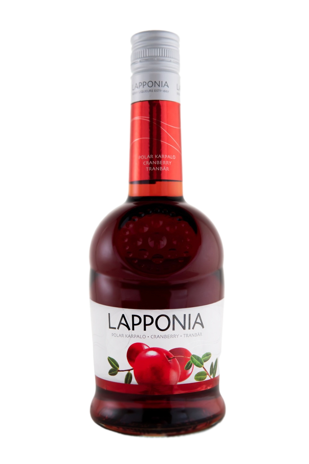 Lapponia Polar Cranberry Likör - 0,5L 21% vol Lapponia Polar Cranberry Likör - 0,5L 21% vol