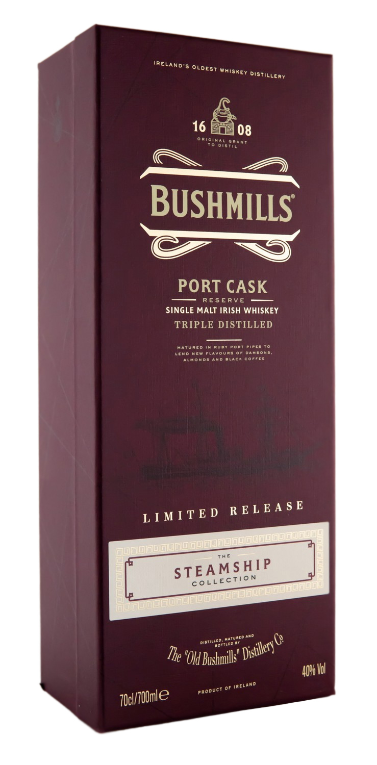Bushmills Steamship Port Cask Single Malt Whiskey - 0,7L 40% vol