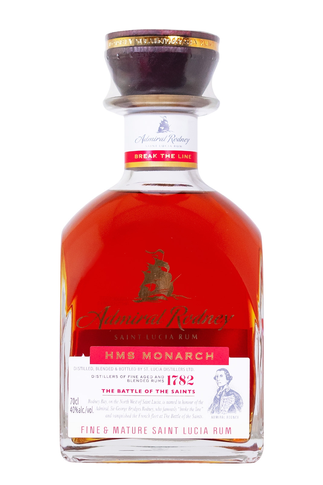 Admiral Rodney HMS Monarch Rum - 0,7L 40% vol Admiral Rodney HMS Monarch Rum - 0,7L 40% vol