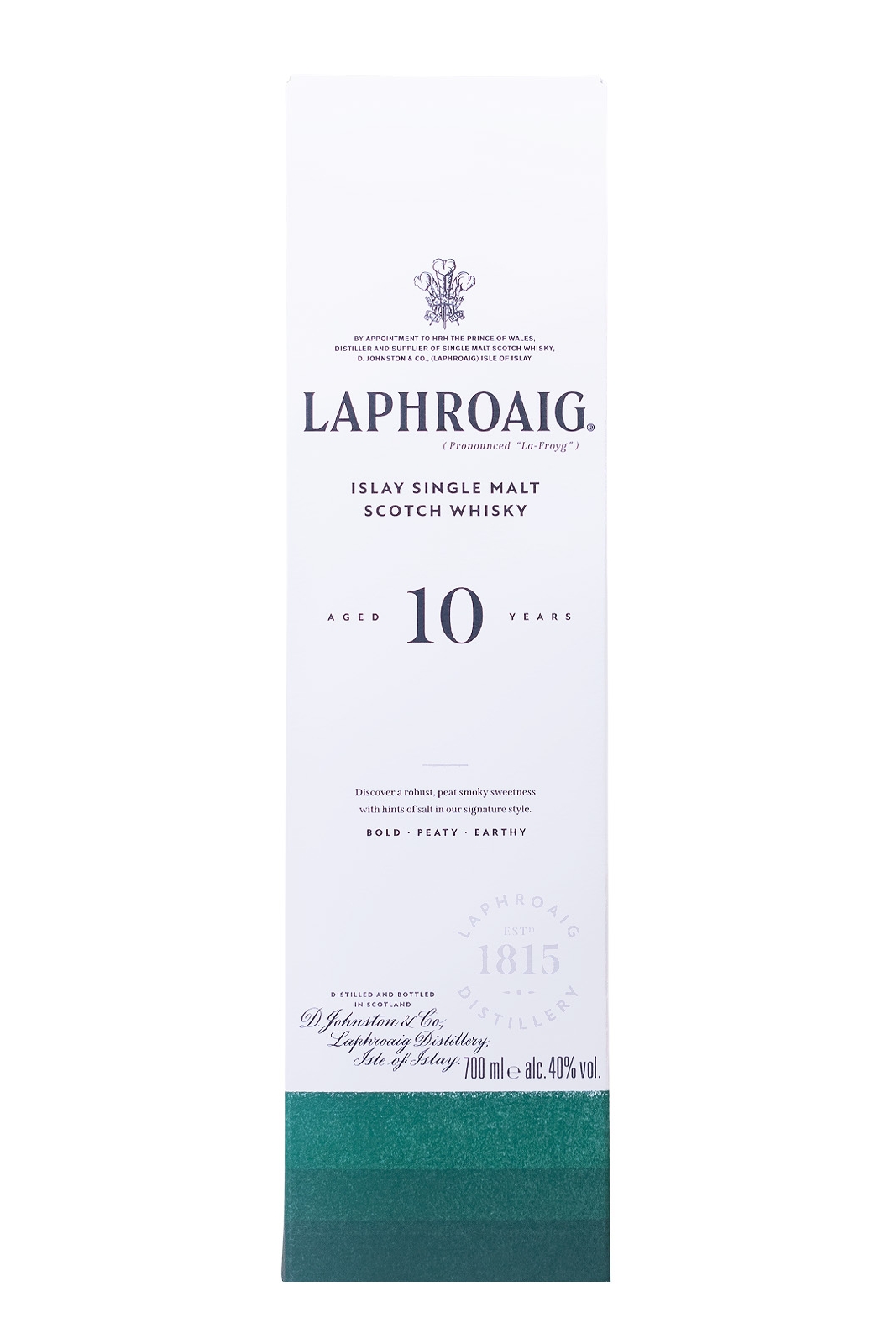 Laphroaig 10 Jahre Islay Single Malt Scotch Whisky - 0,7L 40% vol