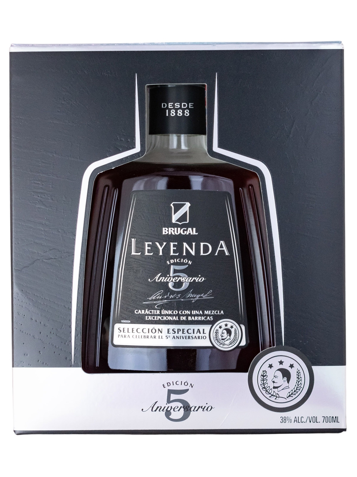 Brugal Leyenda Edicion 5 Aniversario Rum - 0,7L 38% vol