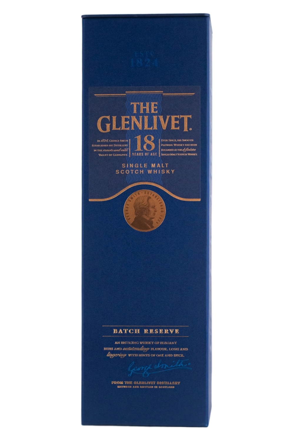 The Glenlivet 18 Jahre Single Malt Scotch Whisky - 0,7L 40% vol