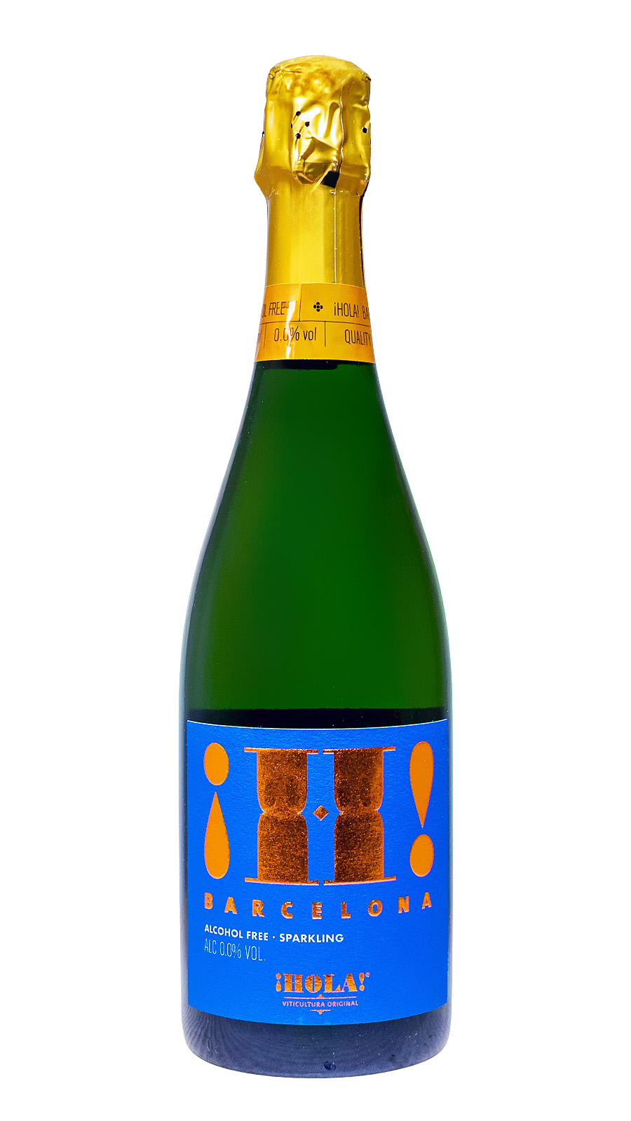 Hola Barcelona alkoholfreier Cava - 0,75L (21.05.2025) Hola Barcelona alkoholfreier Cava - 0,75L