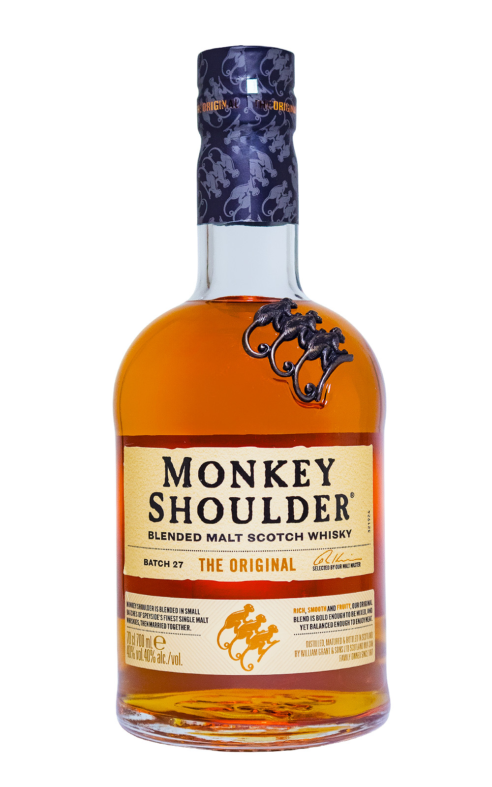 Bundle: Monkey Shoulder Blended Malt Scotch Whisky inkl. The Bitter Truth Aromatic Bitters - 0,7L 40% vol