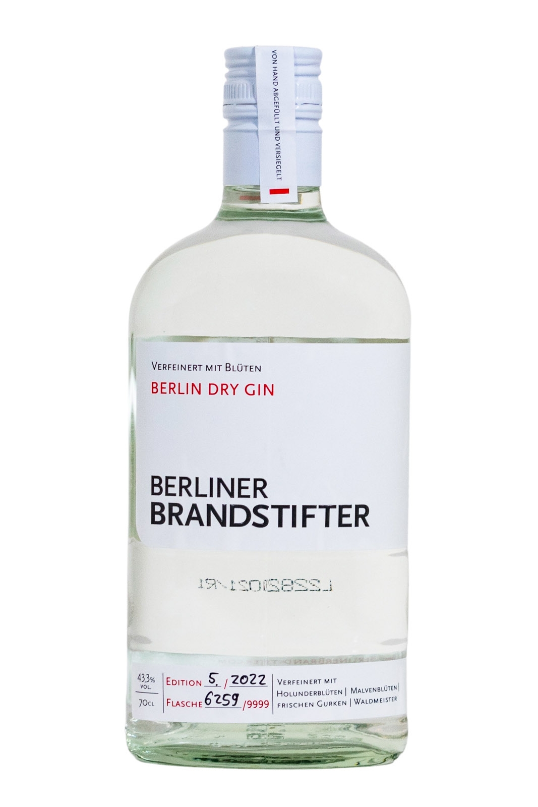 Berliner Brandstifter Berlin Dry Gin - 0,7L 43,3% vol Berliner Brandstifter Berlin Dry Gin - 0,7L 43,3% vol