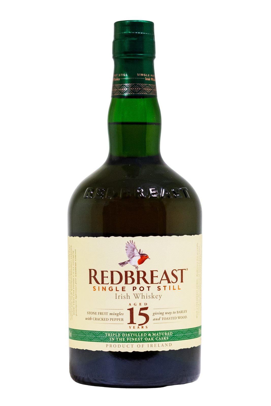 Redbreast 15 Jahre Single Pot Still Irish Whiskey - 0,7L 46% vol