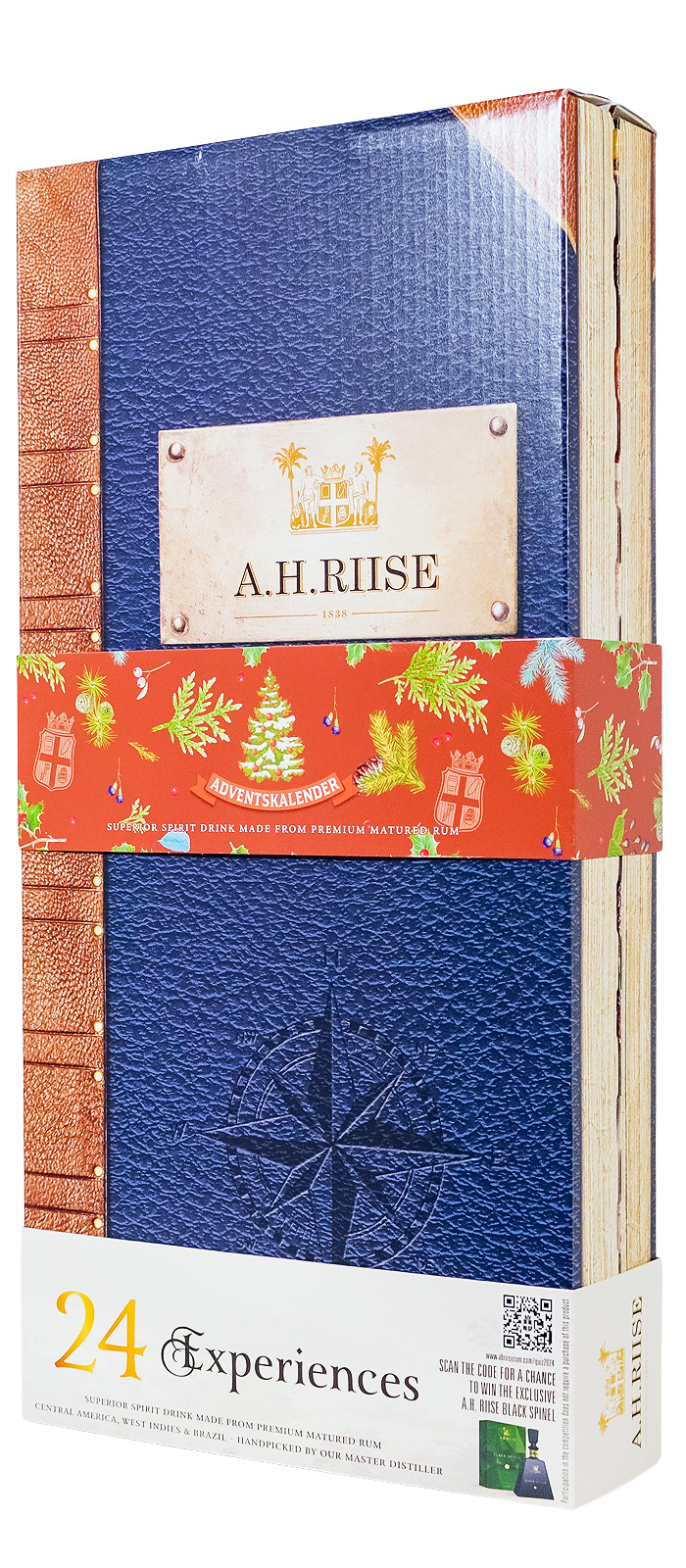 A.H. Riise Adventskalender 2024 - 0,48L 43,2% vol