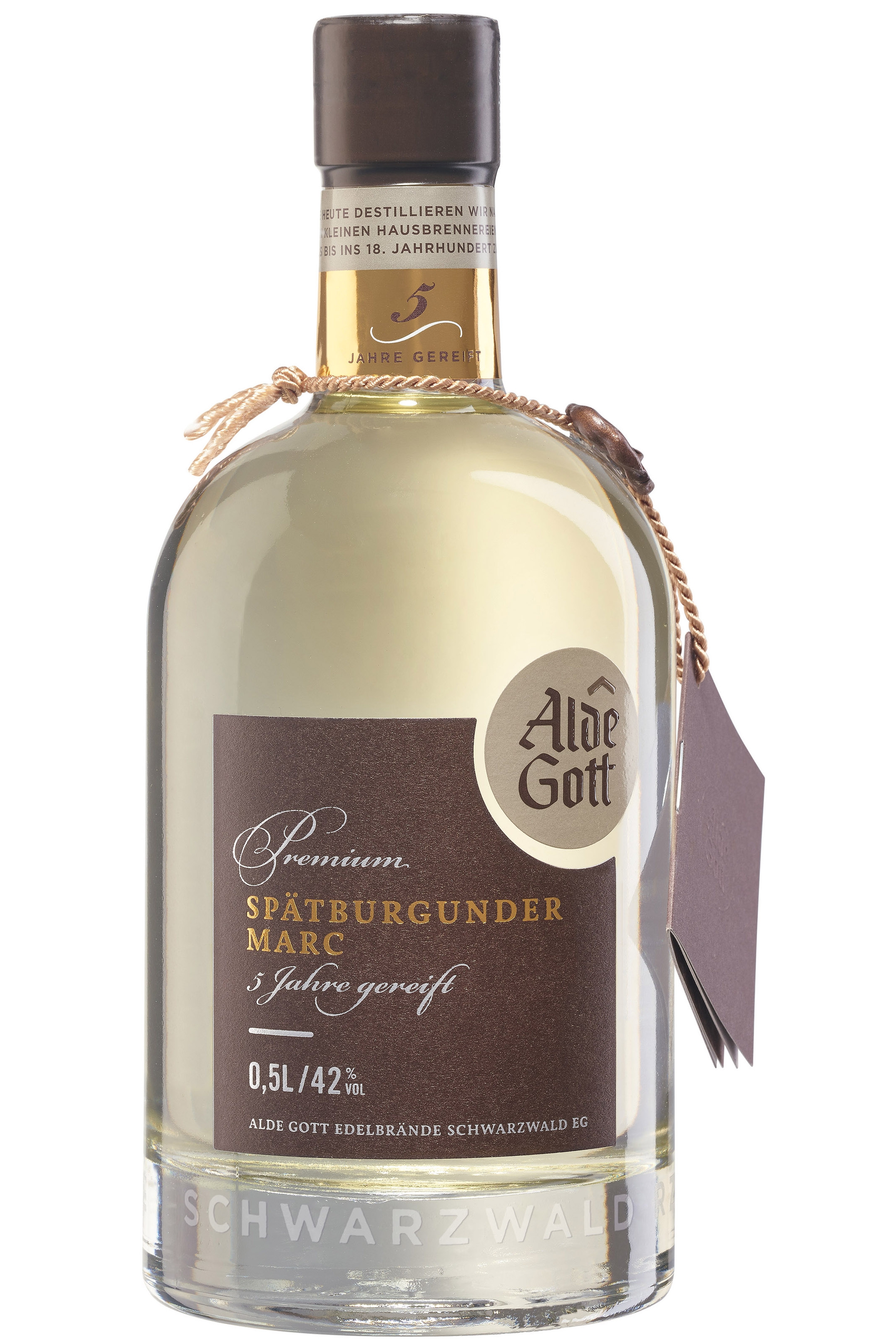 Alde Gott Spätburgunder Marc 5 Jahre - 0,5L 42% vol Alde Gott Spätburgunder Marc 5 Jahre - 0,5L 42% vol