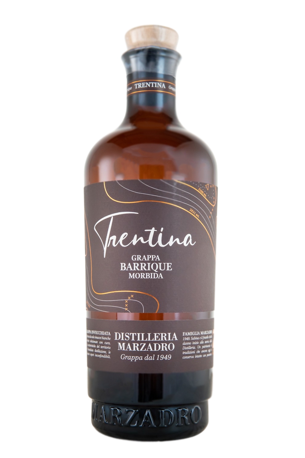 Marzadro La Trentina Grappa Morbida Barrique - 0,7L 41% vol