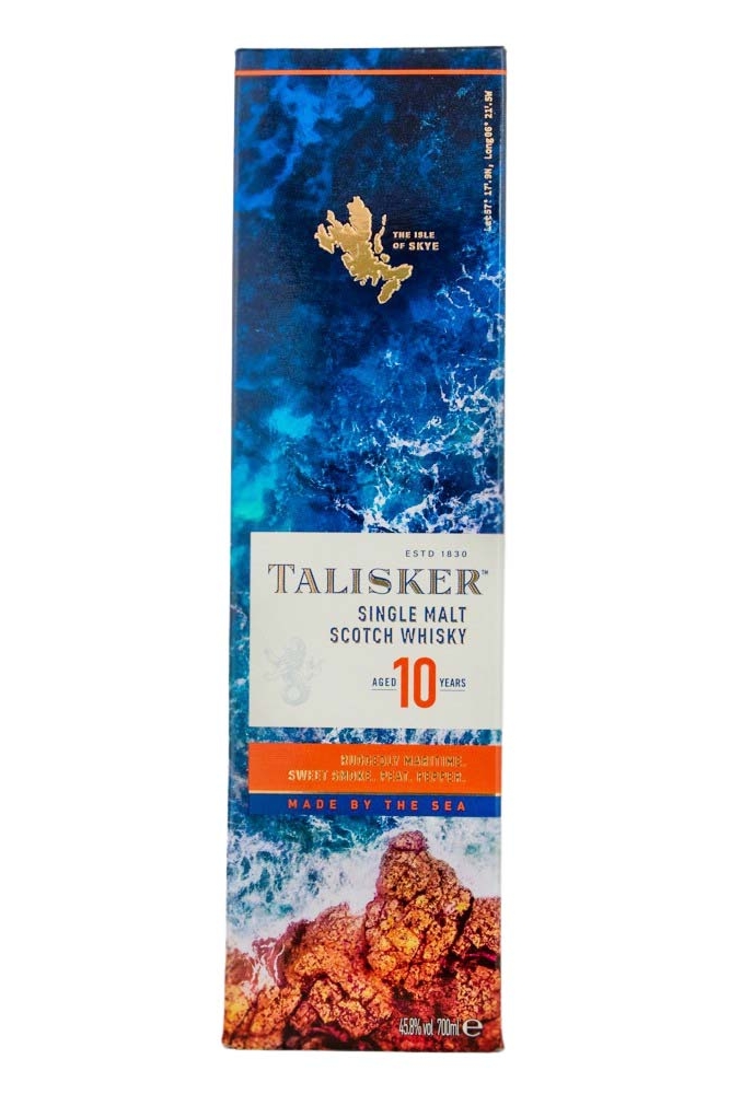Talisker 10 Jahre Single Malt Scotch Whisky - 0,7L 45,8% vol