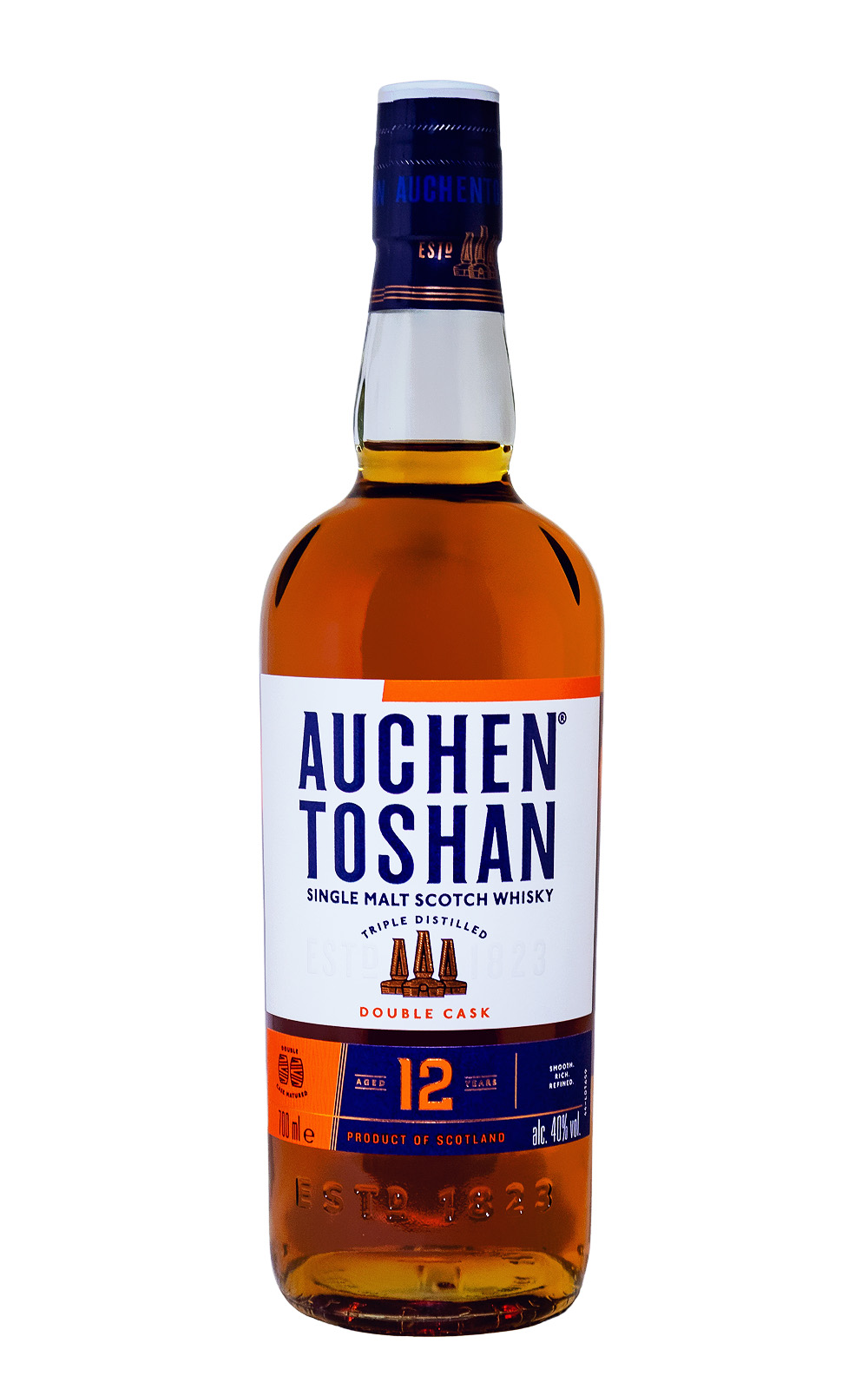Auchentoshan 12 Jahre Single Malt Scotch Whisky - 0,7L 40% vol