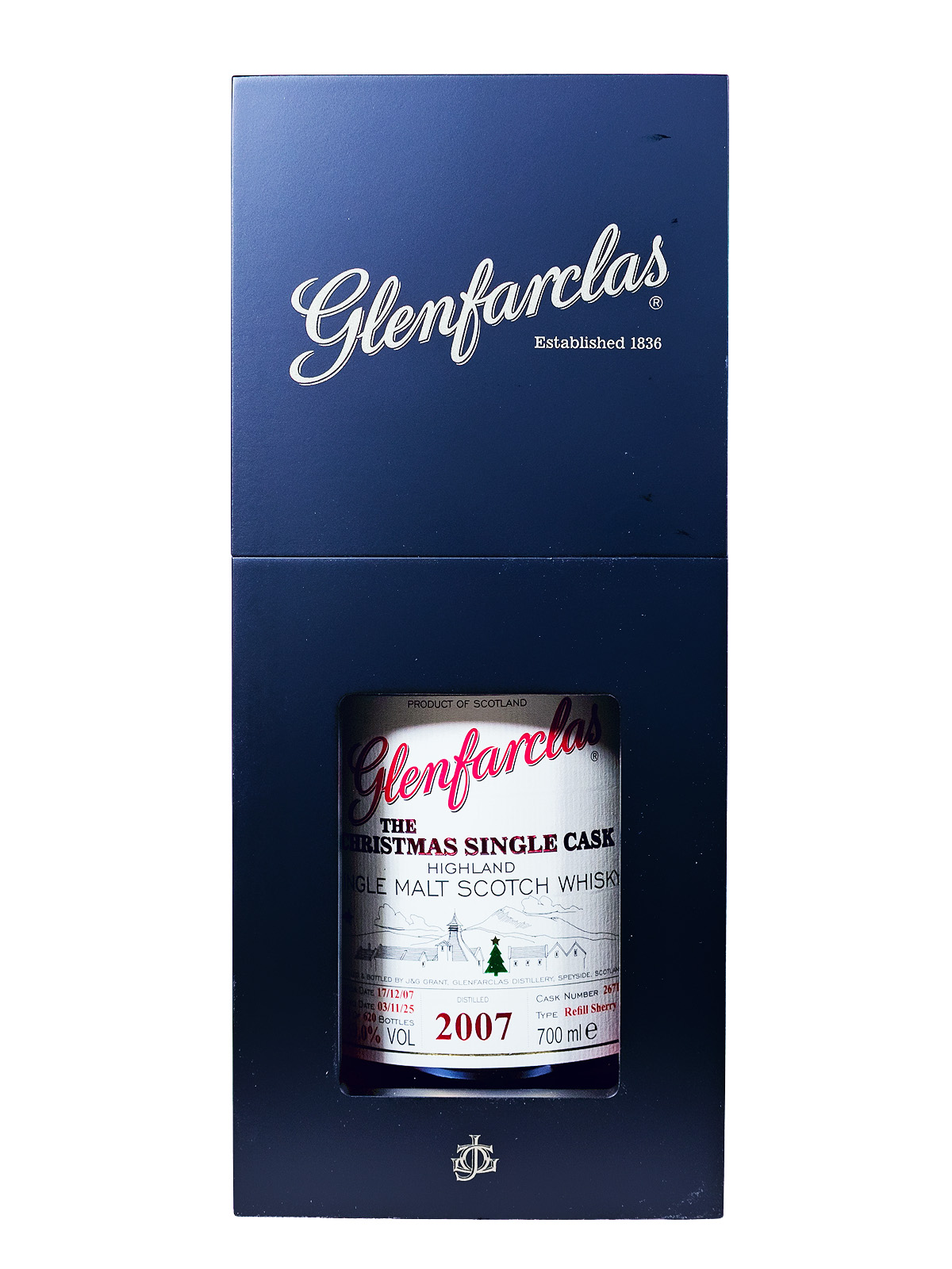 Glenfarclas The Christmas Single Cask Vintage 2007 - 0,7L 59% vol