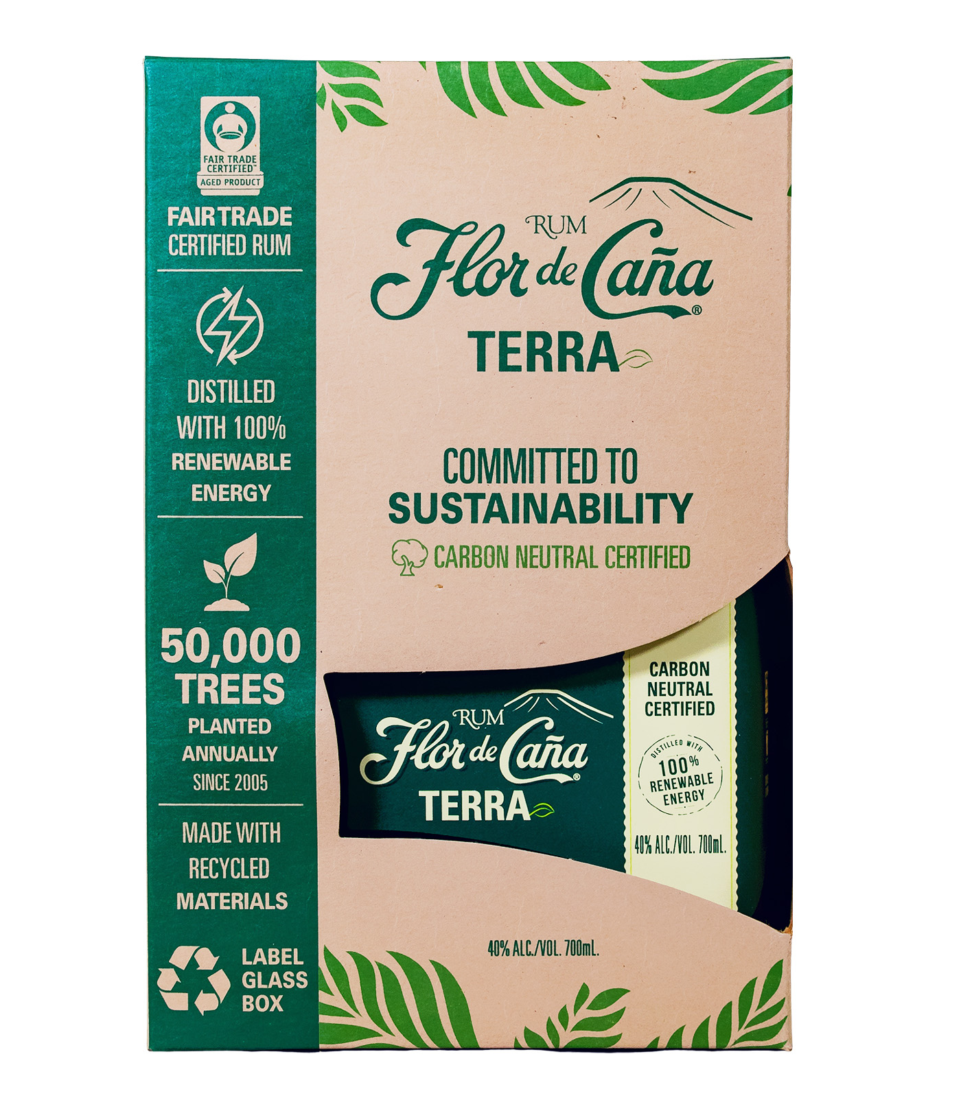 Flor de Cana Rum Terra Centenario 15 Jahre - 0,7L 40% vol