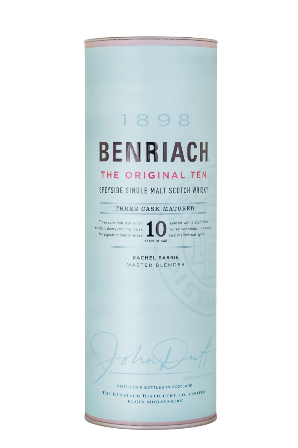 BenRiach 10 Jahre Speyside Single Malt Scotch Whisky - 0,7L 43% vol