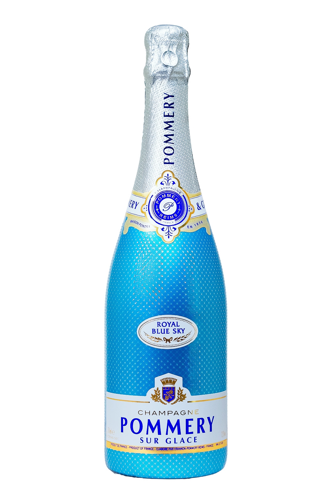 Pommery Royal Blue Sky Champagner - 0,75L 12,5% vol Pommery Royal Blue Sky Champagner - 0,75L 12,5% vol