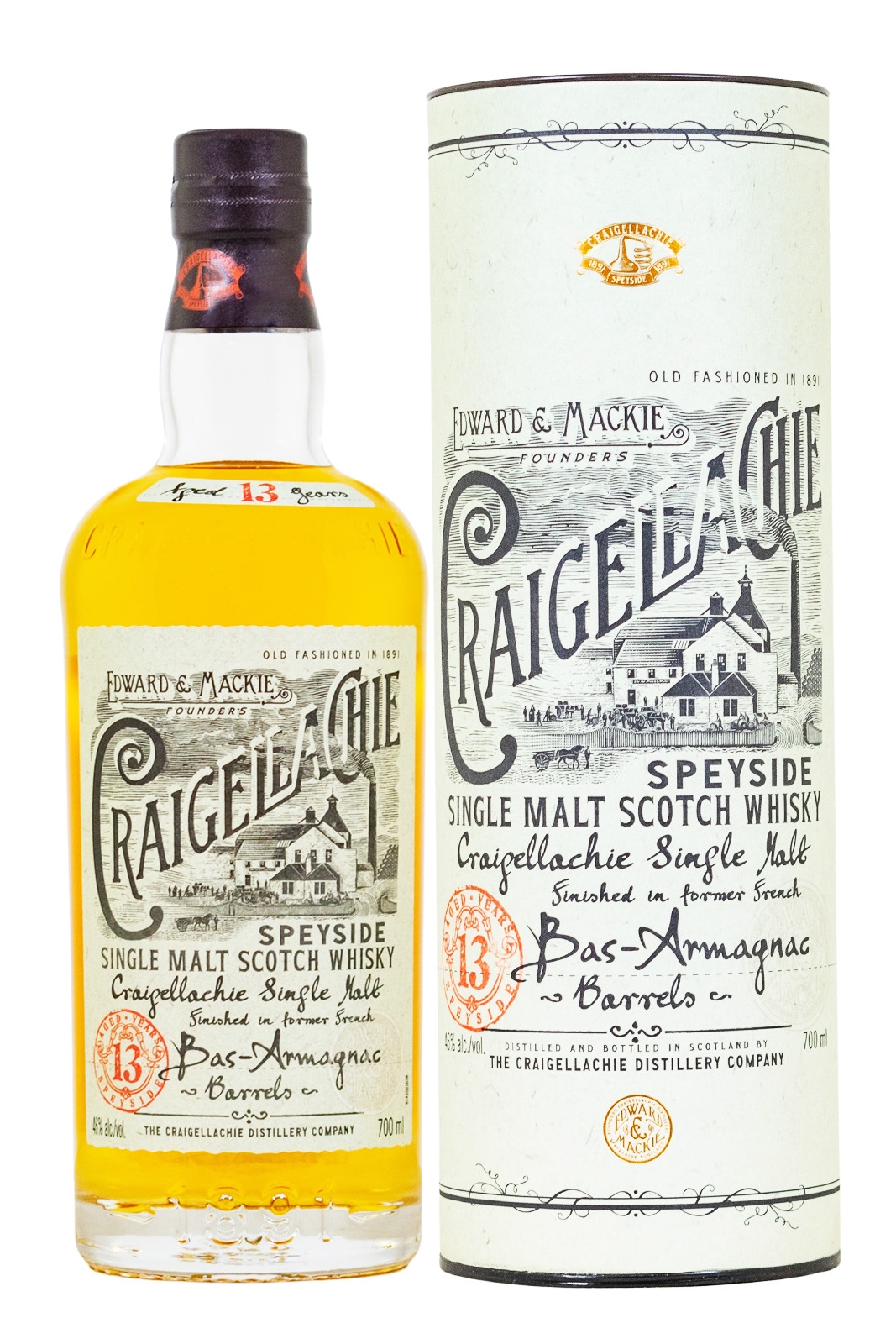 Craigellachie 13 Jahre Armagnac Finish Limited Edition - 0,7L 46% vol