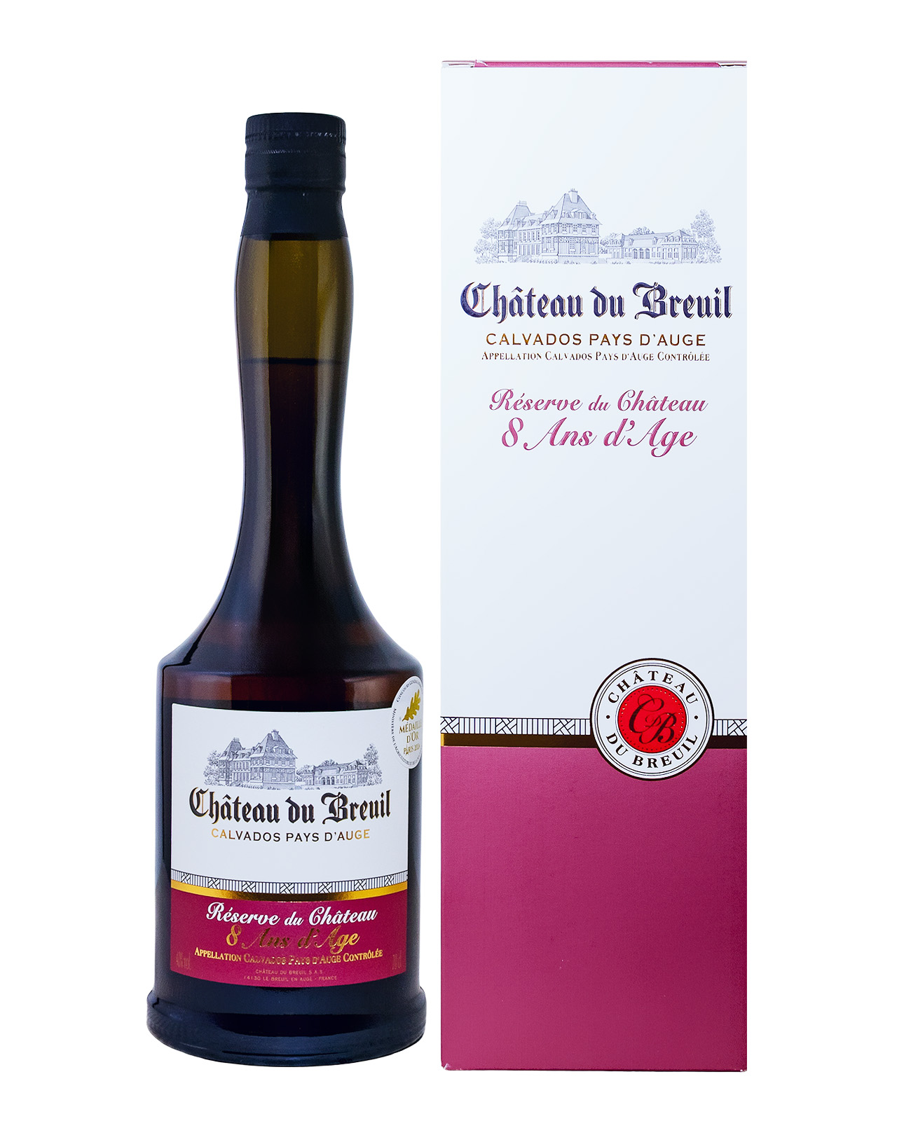Chateau du Breuil 8 Jahre Calvados - 0,7L 40% vol