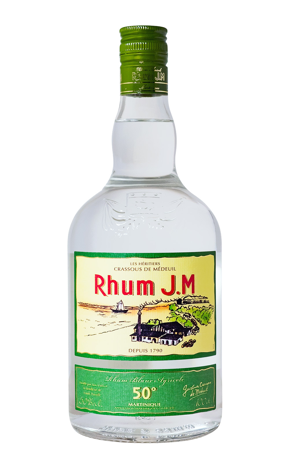 Rhum J.M Blanc 50° - 1 Liter 50% vol (02.04.2025) Rhum J.M Blanc 50° - 1 Liter 50% vol