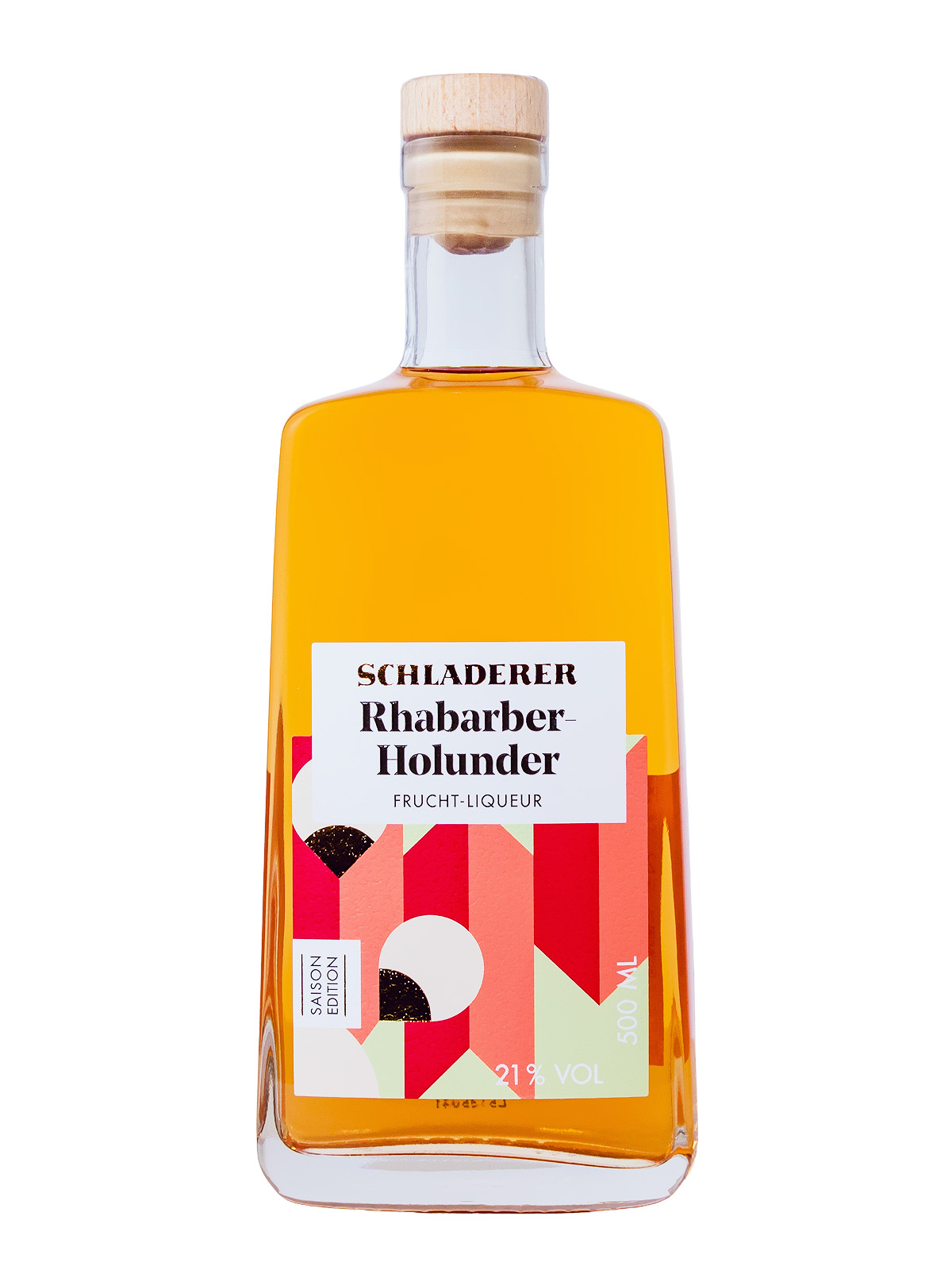 Schladerer Rhabarber Holunder Likör - 0,5L 21% vol