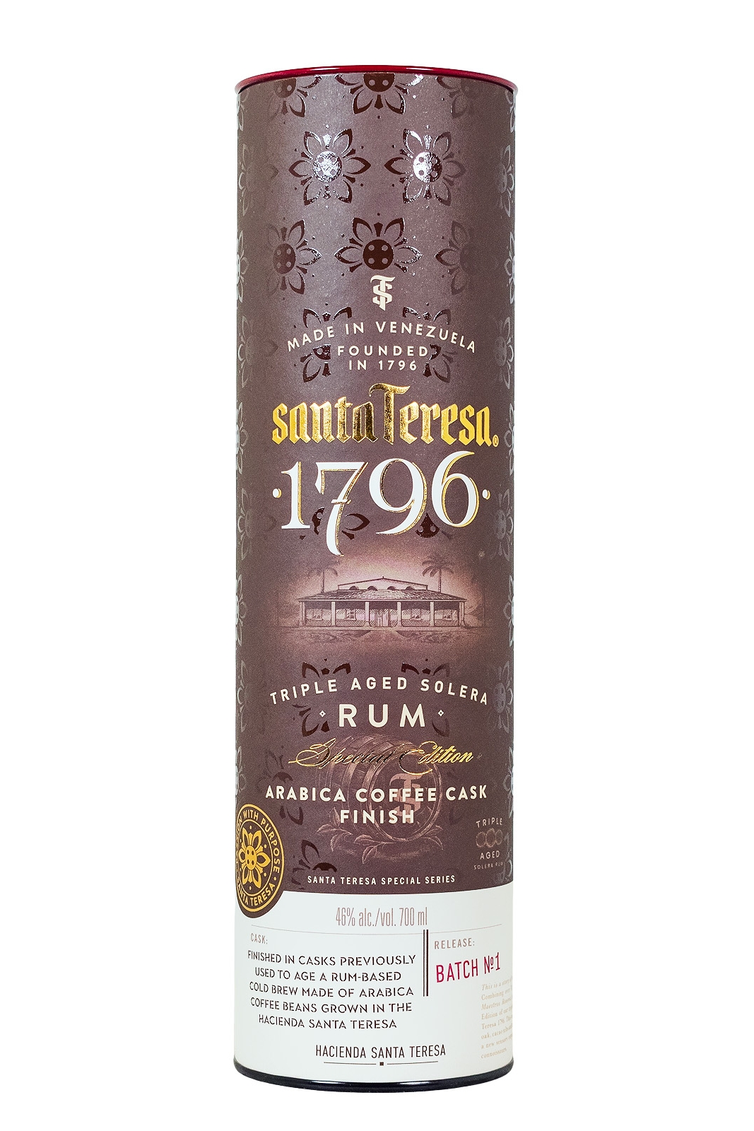 Santa Teresa Coffee Cask Finish - 0,7L 46% vol Santa Teresa Coffee Cask Finish - 0,7L 46% vol