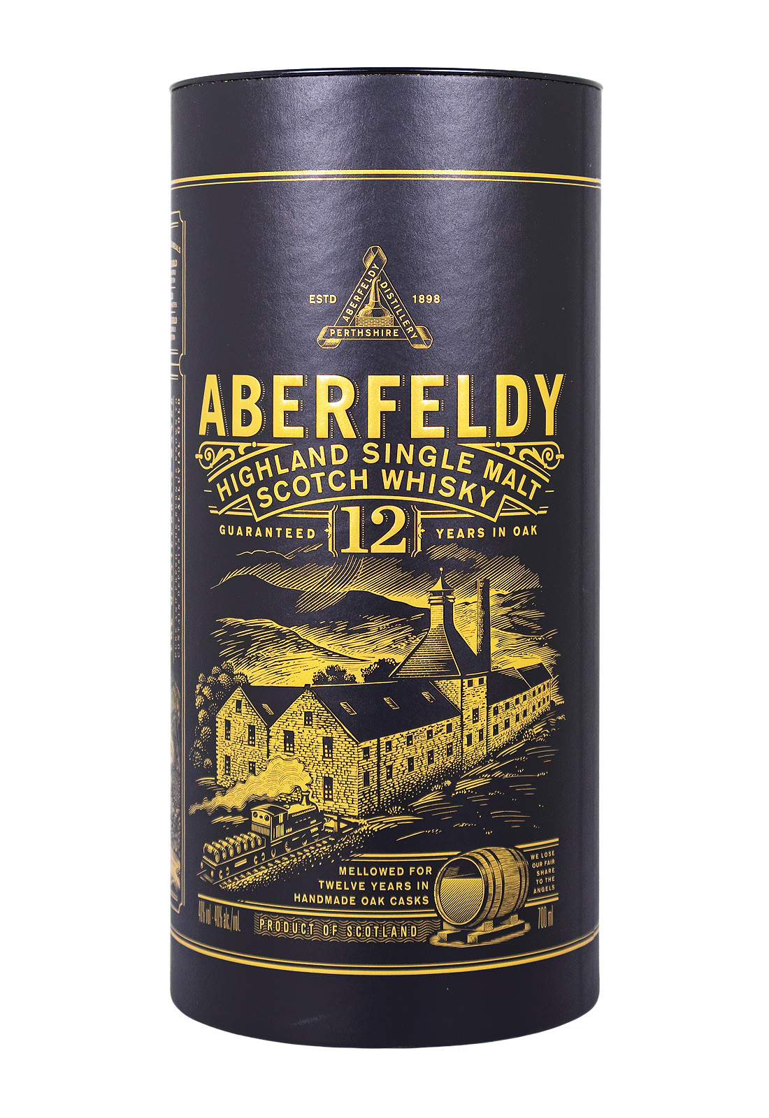 Aberfeldy 12 Jahre Highland Single Malt Scotch Whisky - 0,7L 40% vol