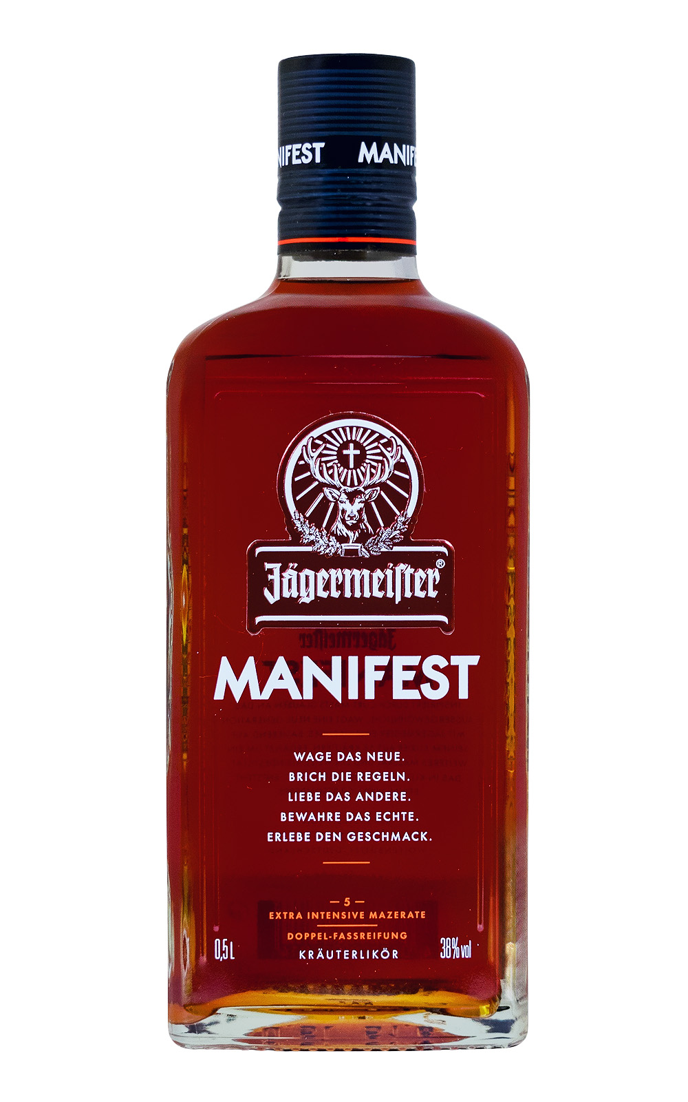 Jägermeister Manifest + Gläser in GEPA - 0,5L 38% vol