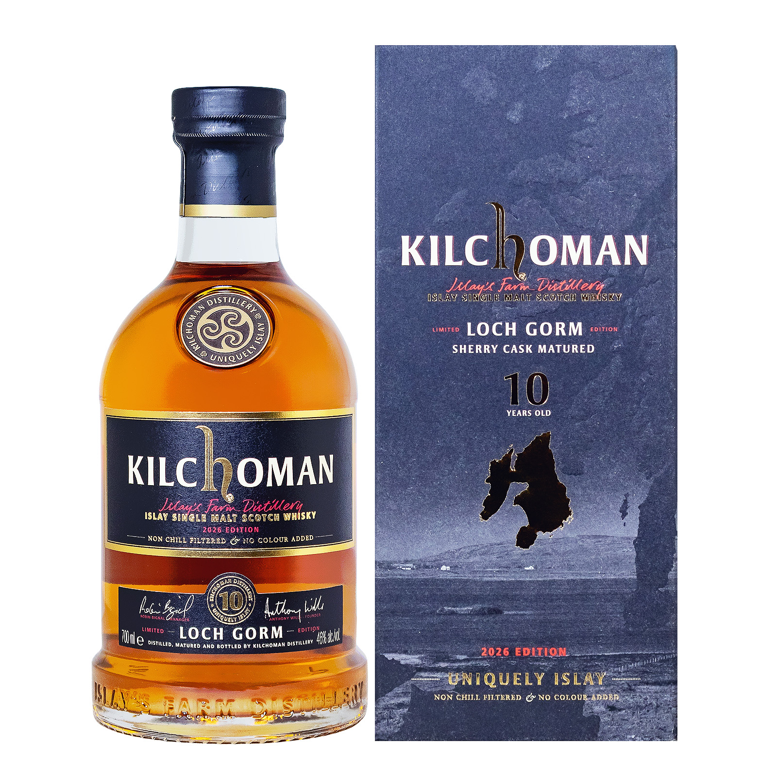 Kilchoman Loch Gorm 10 Jahre Limited Edition 2026 - 0,7L 46% vol