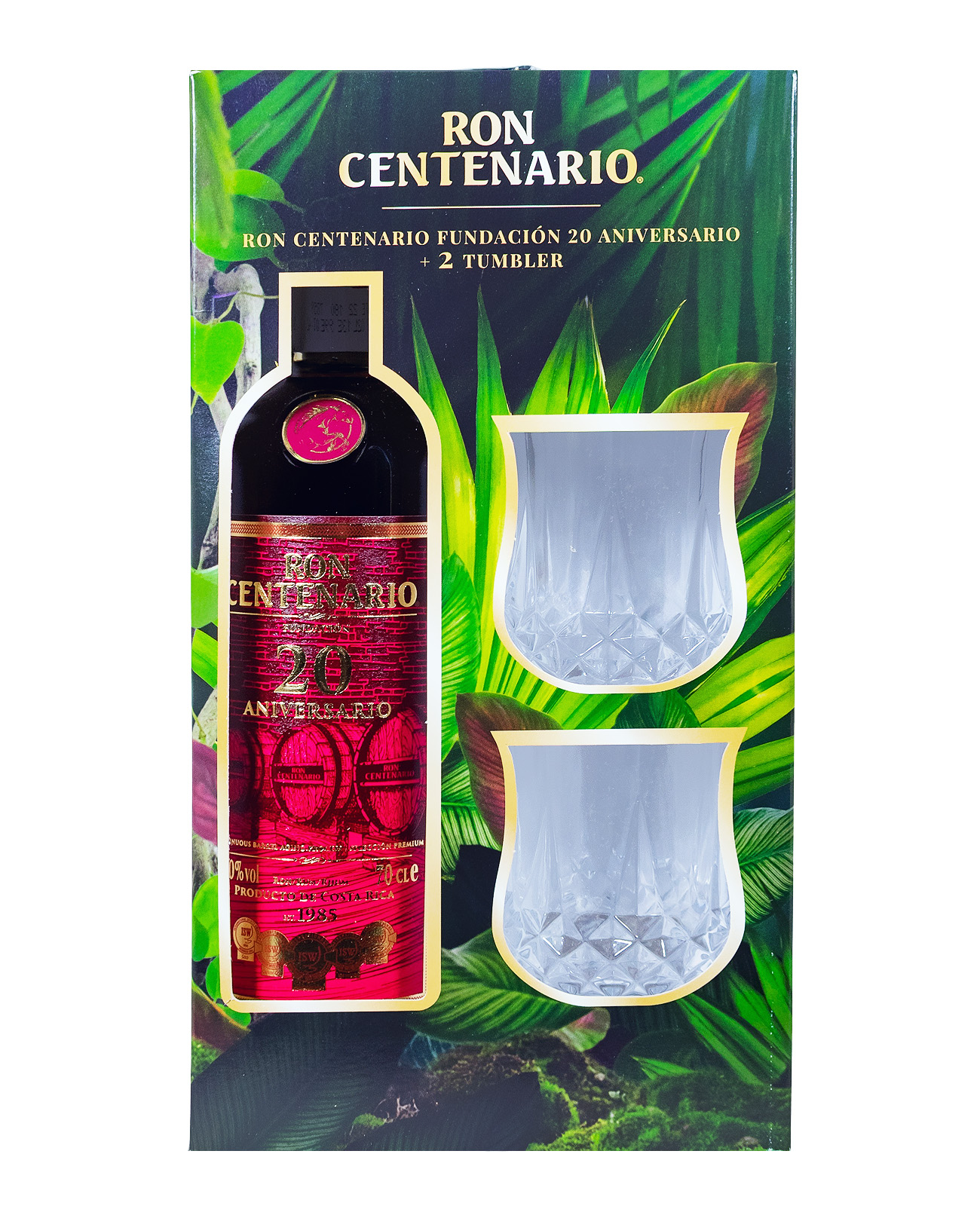 Ron Centenario 20 Geschenkset - 0,7L 40% vol