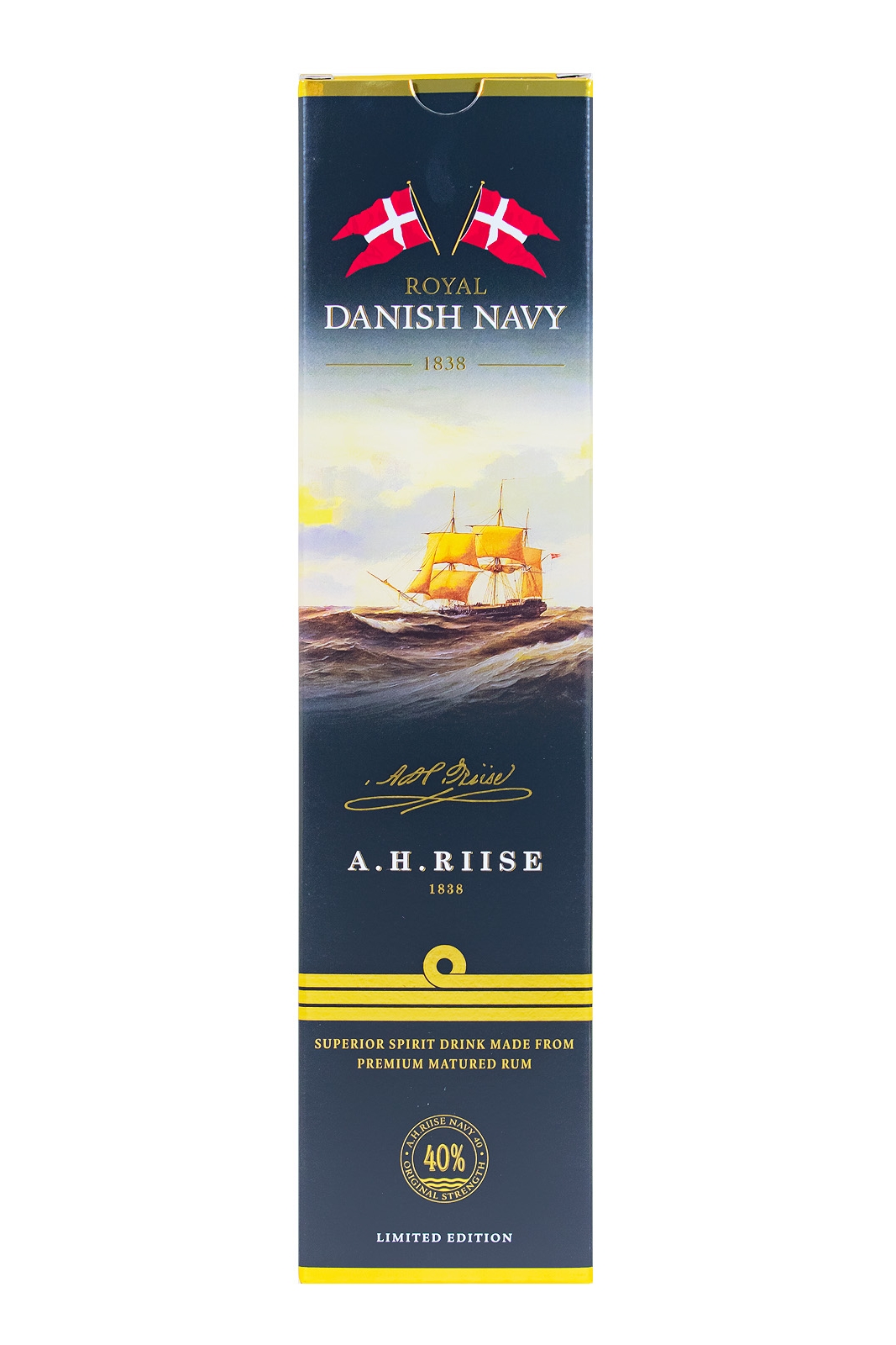 A.H. Riise Danish Navy Spirituose auf Rum-Basis - 0,7L 40% vol A.H. Riise Danish Navy Spirituose auf Rum-Basis - 0,7L 40% vol