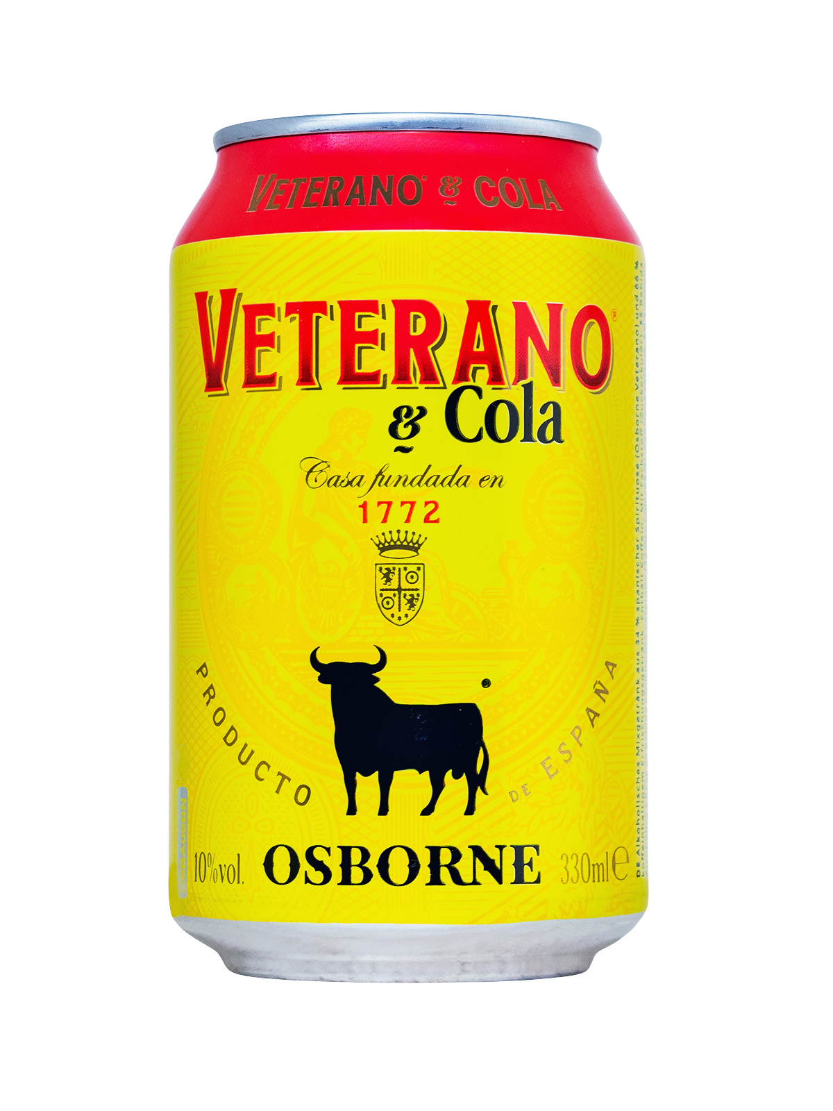 Osborne Veterano & Cola Dose - 0,33L 10% vol