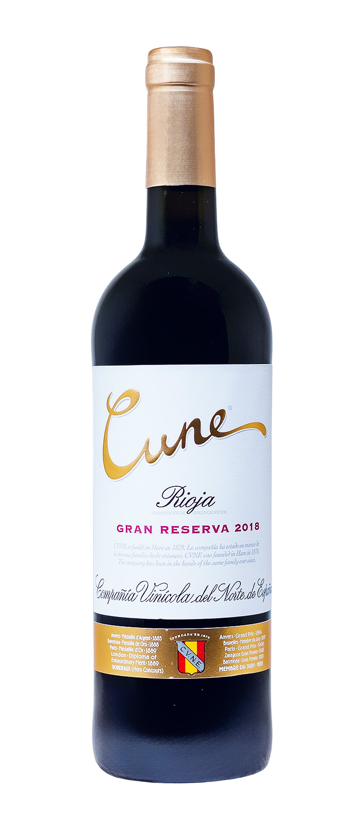 Cune Rioja Gran Reserva - 0,75L 14% vol Cune Rioja Gran Reserva - 0,75L 14% vol