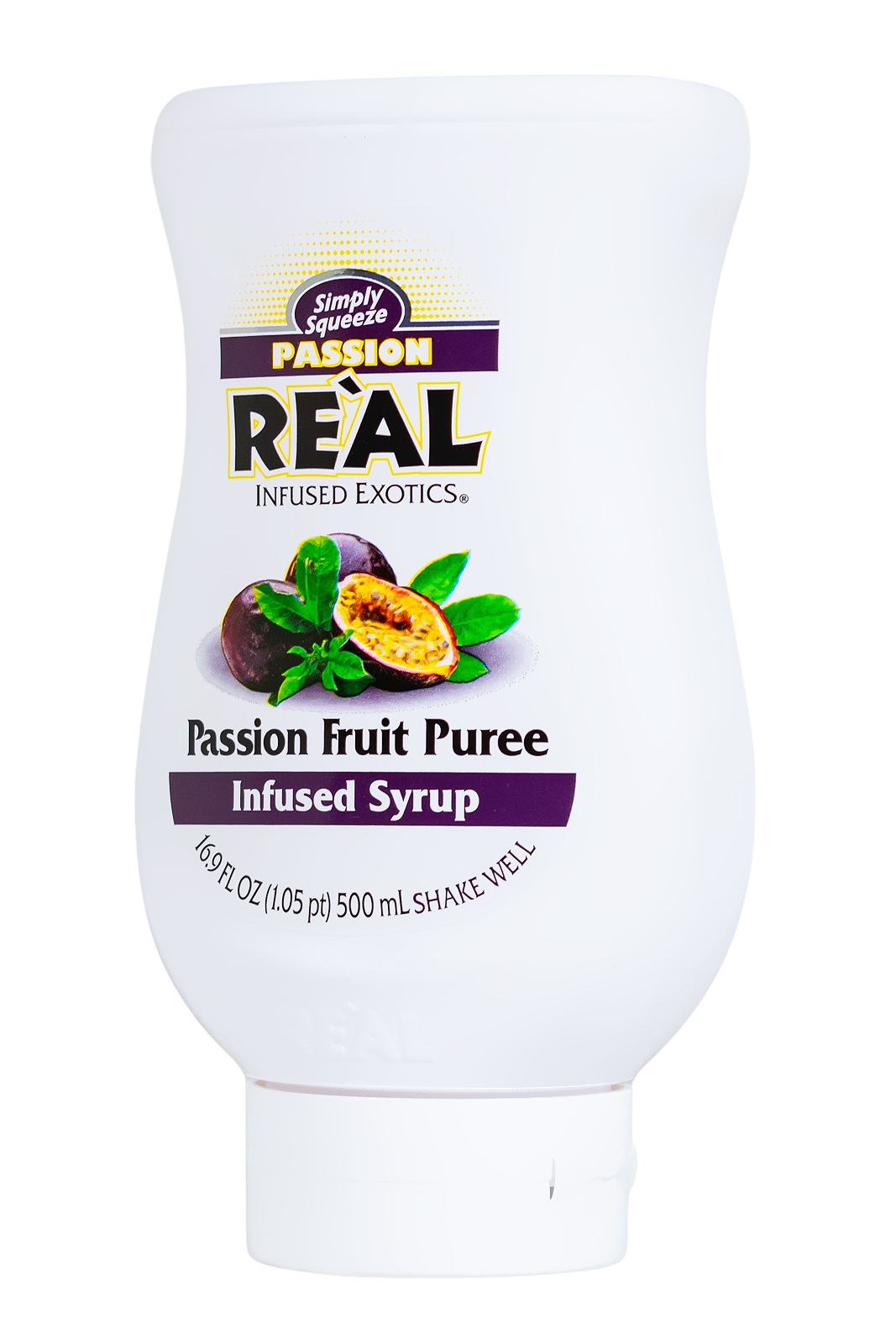 Real Passion Fruit Sirup mit Passionsfruchtpüree - 0,5L Real Passion Fruit Sirup mit Passionsfruchtpüree - 0,5L