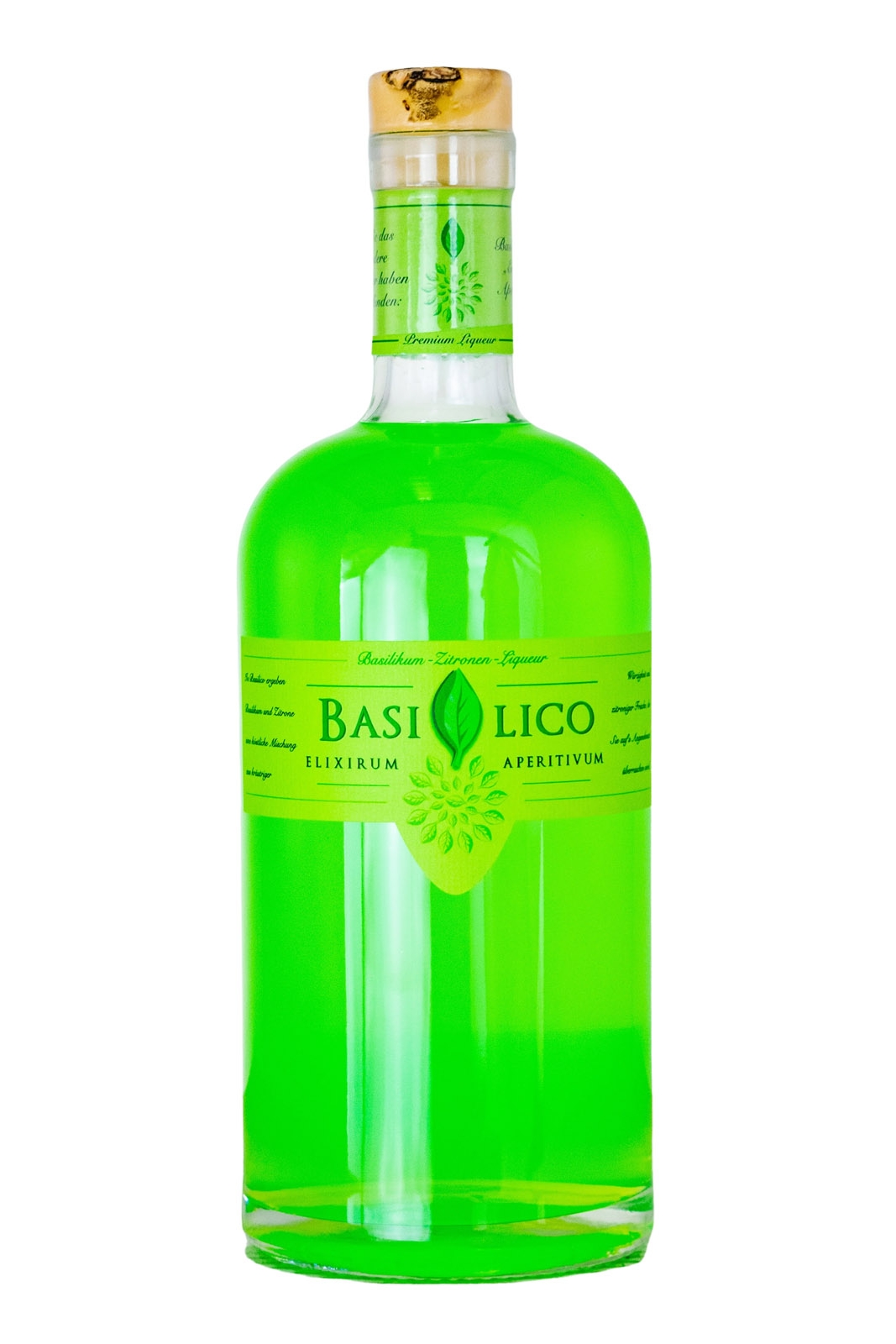Basilico Basilikum-Zitrone-Likör kaufen - 1 Liter 20% Basilico Basilikum-Zitrone-Likör kaufen - 1 Liter 20%