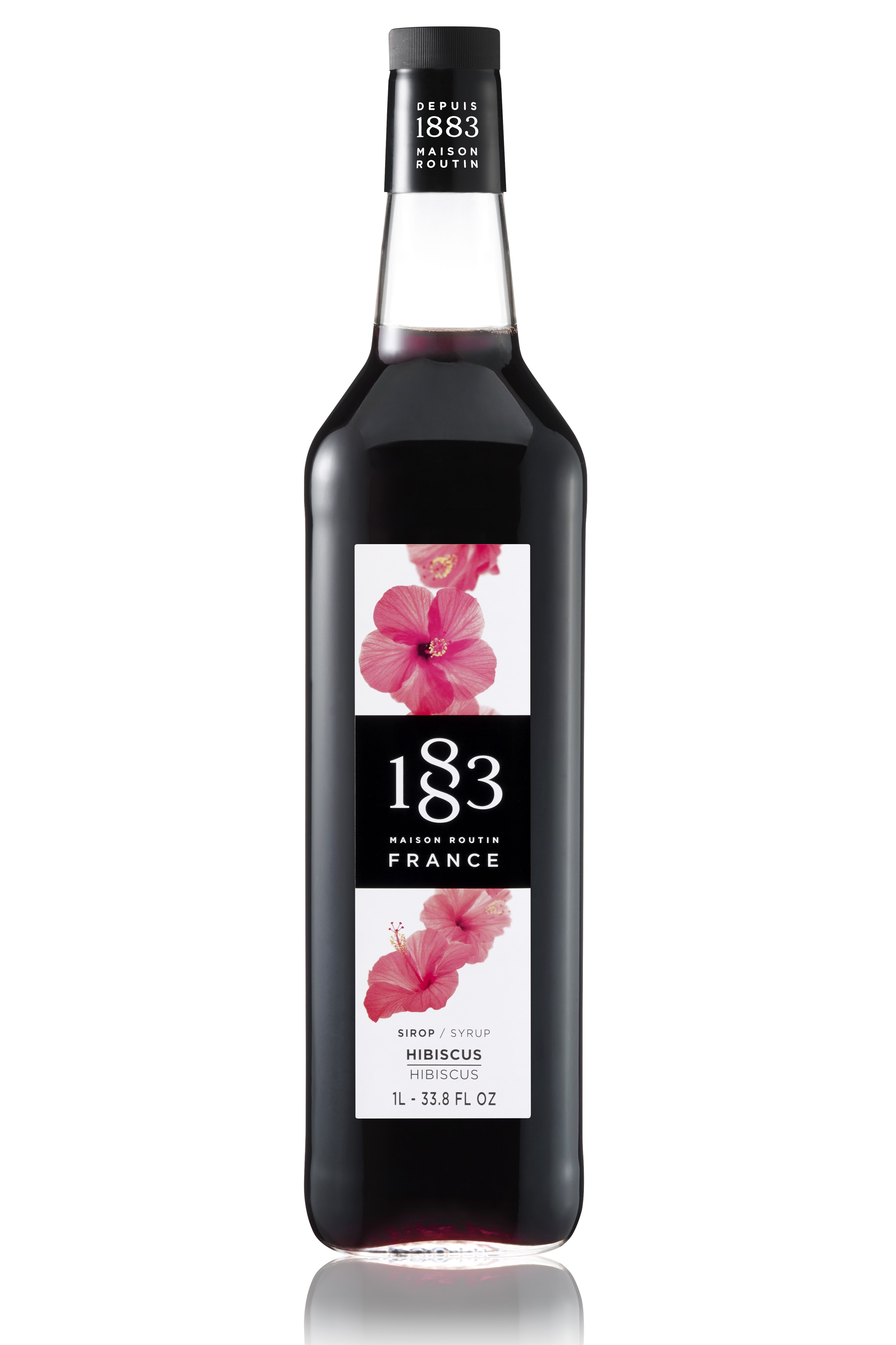 Maison Routin 1883 Hibiskus Sirup - 1 Liter Maison Routin 1883 Hibiskus Sirup - 1 Liter