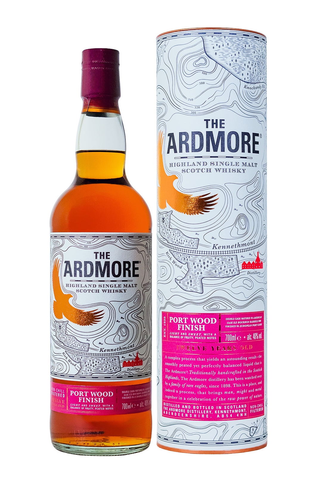 Ardmore Port Wood Finish 12 Jahre - 0,7L 46% vol