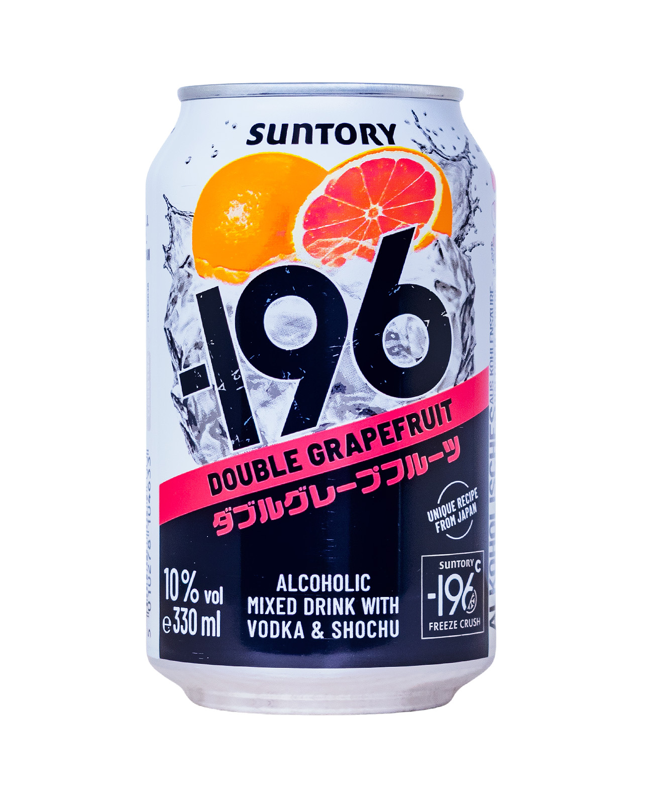 -196 Double Grapefruit Suntory Vodka & Shochu Dose - 0,33L 10% vol