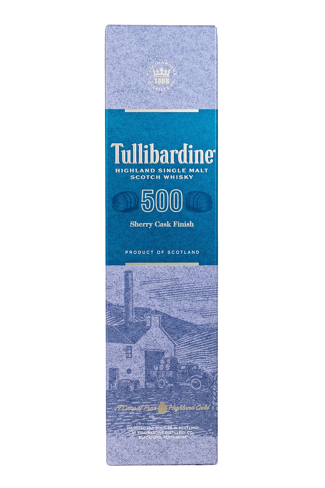 Tullibardine 500 Sherry Finish Highland Single Malt Scotch Whisky - 0,7L 43% vol Tullibardine 500 Sherry Finish Highland Single Malt Scotch Whisky - 0,7L 43% vol