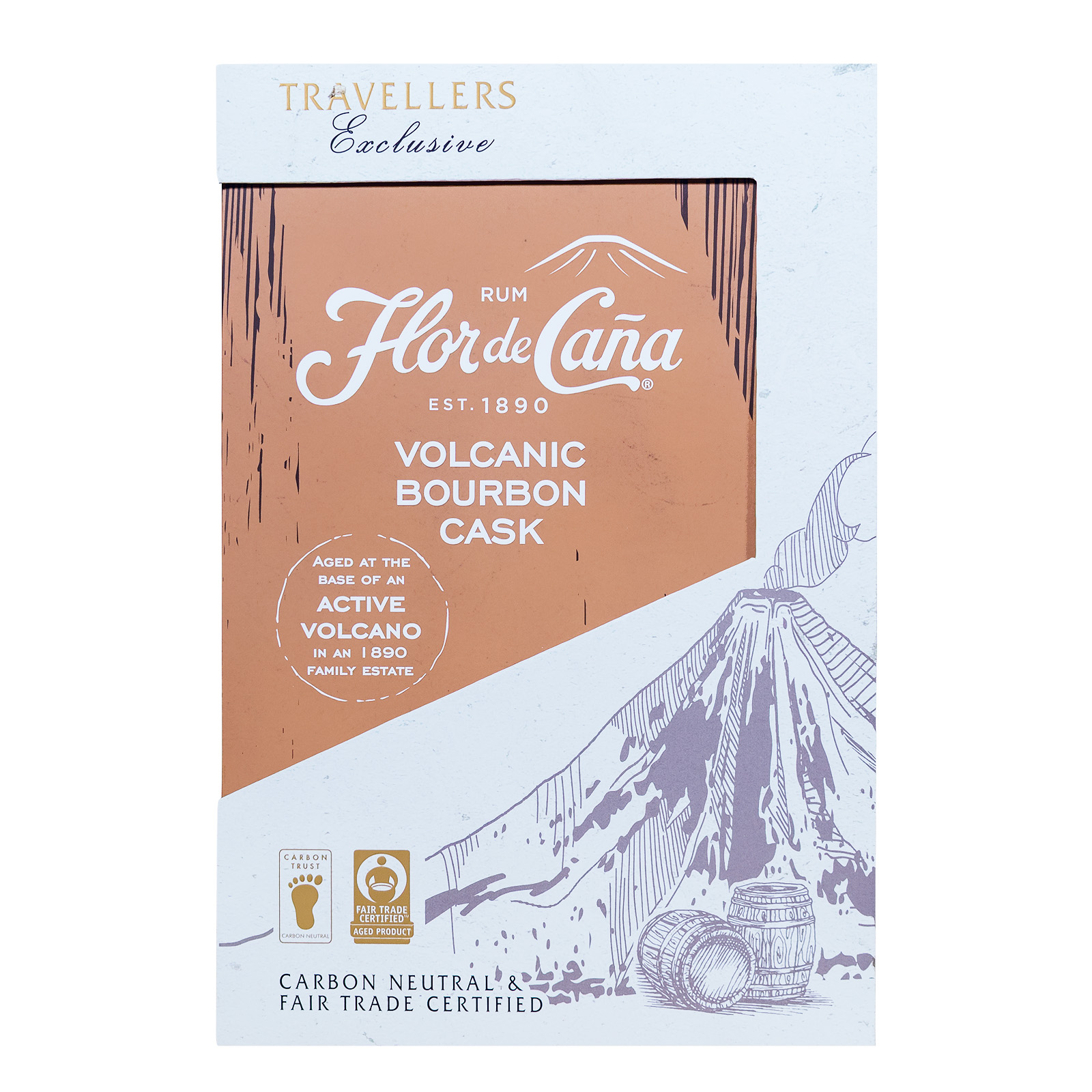 Flor de Cana Volcanic Bourbon Cask - 1 Liter 40% vol