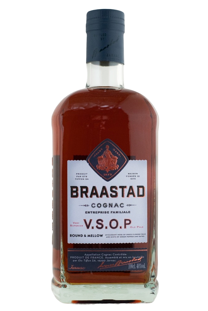 Braastad Cognac VSOP - 1 Liter 40% vol Braastad Cognac VSOP - 1 Liter 40% vol