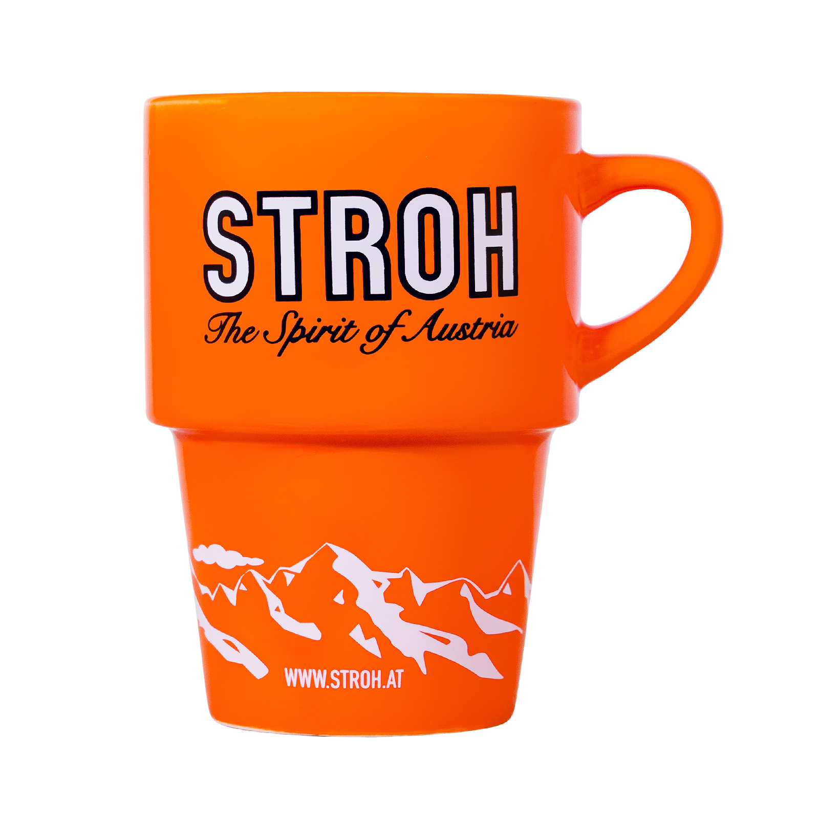 Stroh Becher Tasse mit Henkel