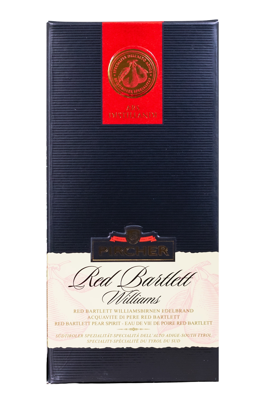 Pircher Williams Red Bartlett Südtiroler Birnenbrand - 0,7L 40% vol Pircher Williams Red Bartlett Südtiroler Birnenbrand - 0,7L 40% vol