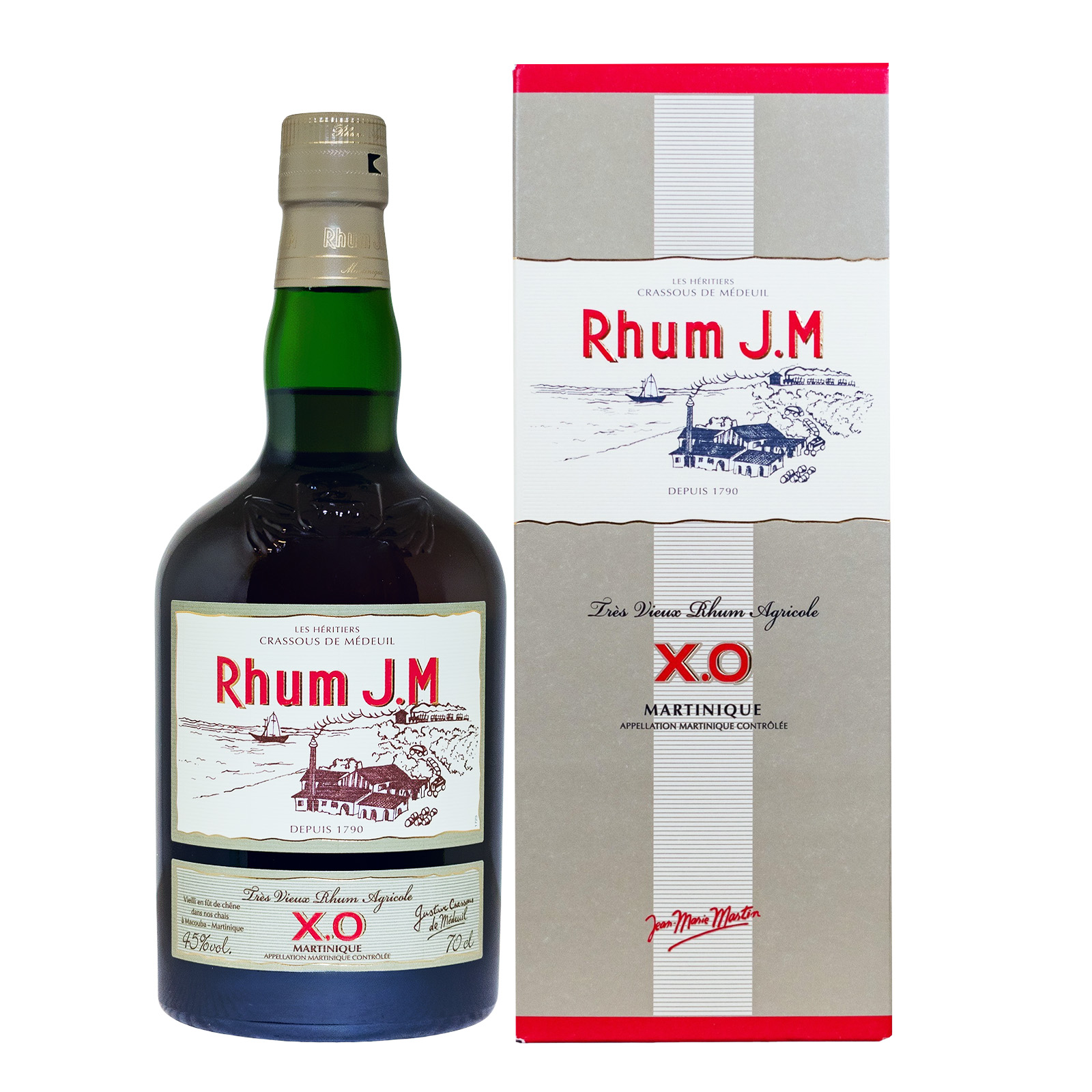 Rhum J.M X.O Tres Vieux - 0,7L 45% vol Rhum J.M X.O Tres Vieux - 0,7L 45% vol