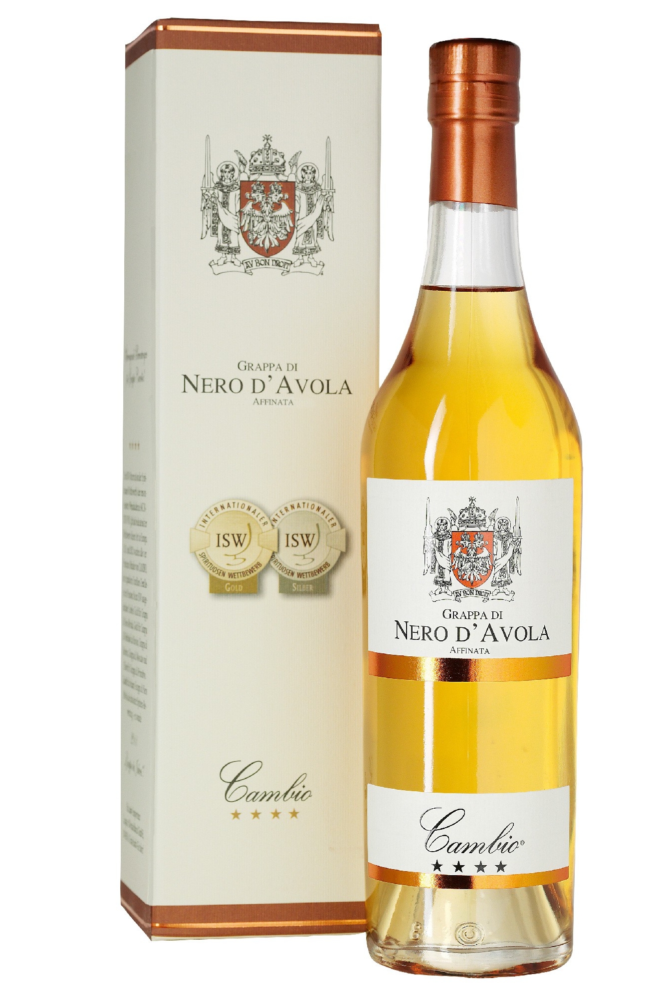 Cambio Grappa di Nero d'Avola - 0,5L 40% vol