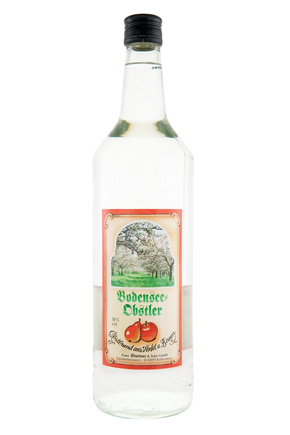 Bodensee Obstler aus Äpfeln und Birnen - 1 Liter 38% vol