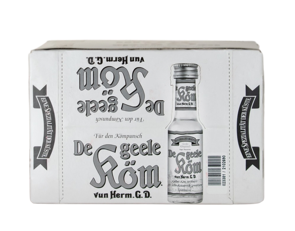 Paket [24 x 0,02L] De geele Köm Kümmel-Spirituose - 0,48L 32% vol