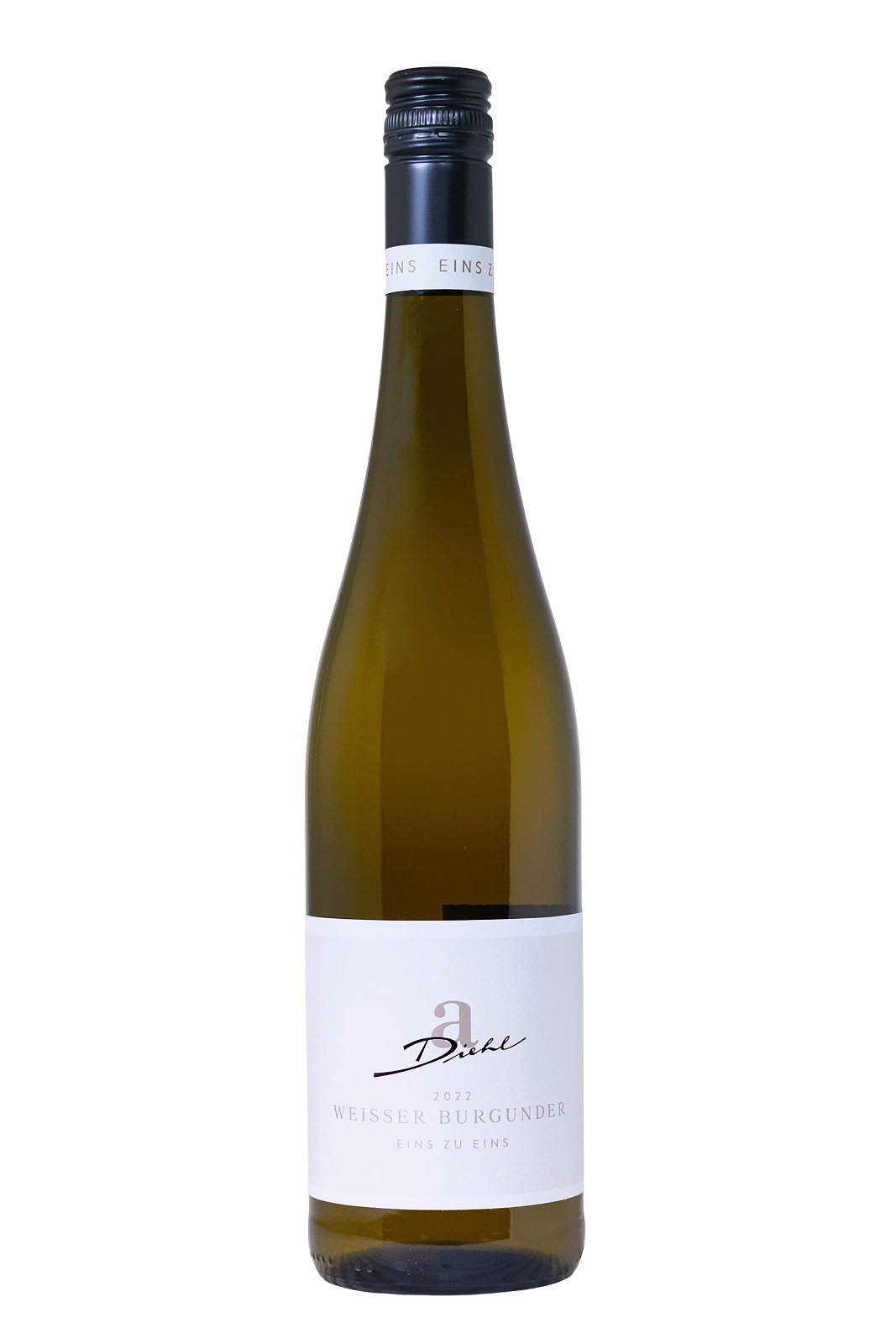 A. Diehl Weißer Burgunder "eins zu eins" - 0,75L 12,5% vol A. Diehl Weißer Burgunder "eins zu eins" - 0,75L 12,5% vol