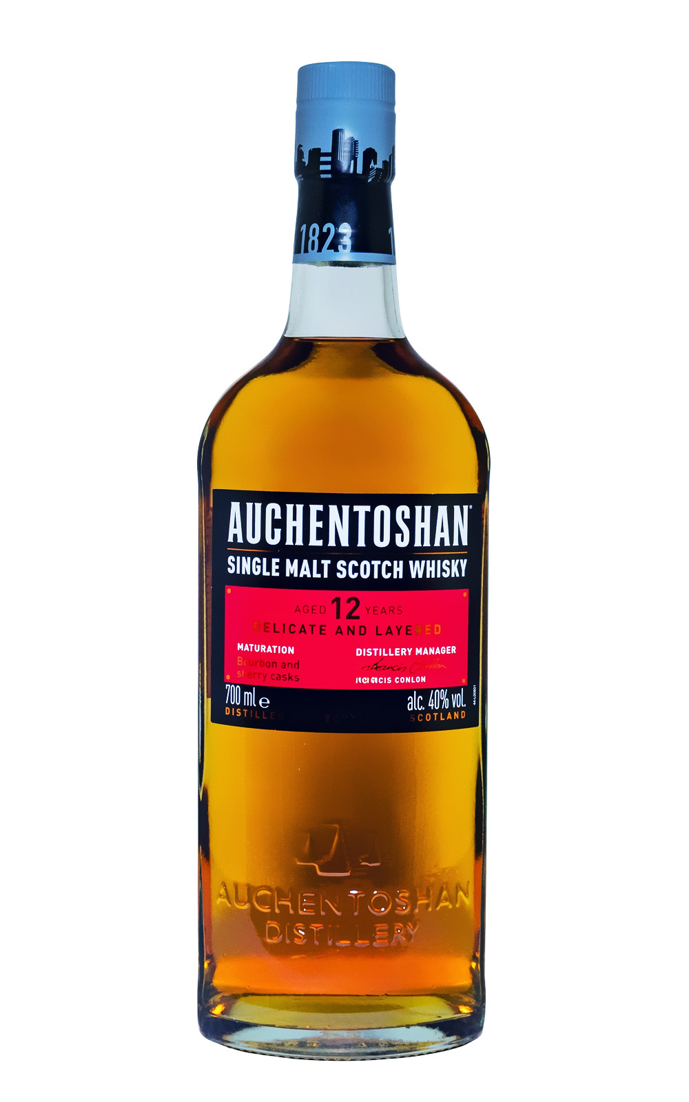 Auchentoshan 12 Jahre Single Malt Scotch Whisky - 0,7L 40% vol