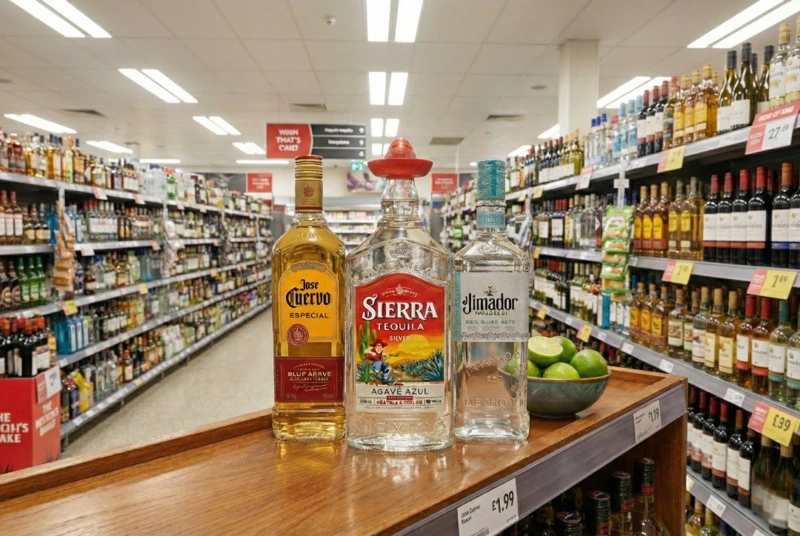 Tequila aus dem Supermarkt, Sierra, Jose Cuervo und Jimador