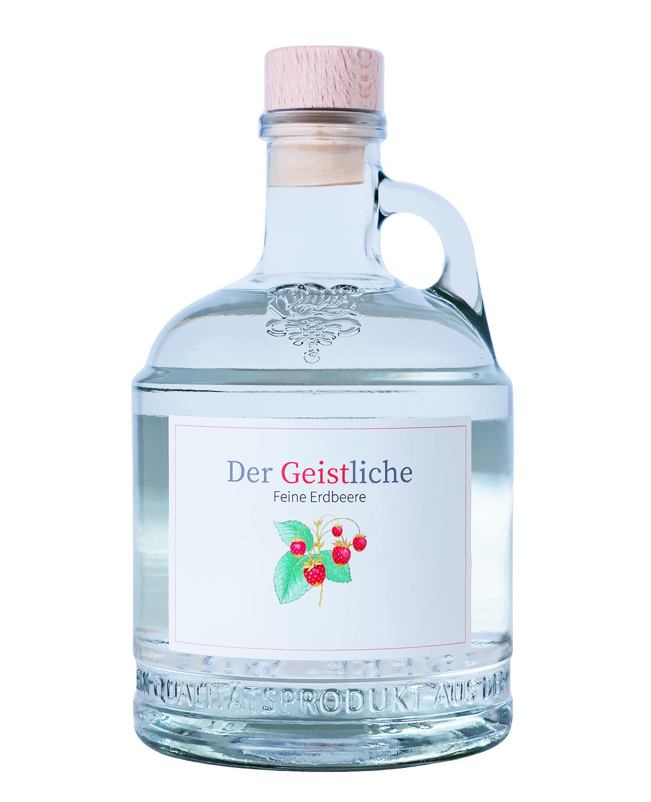Der Geistliche Erdbeergeist - 0,5L 40% vol