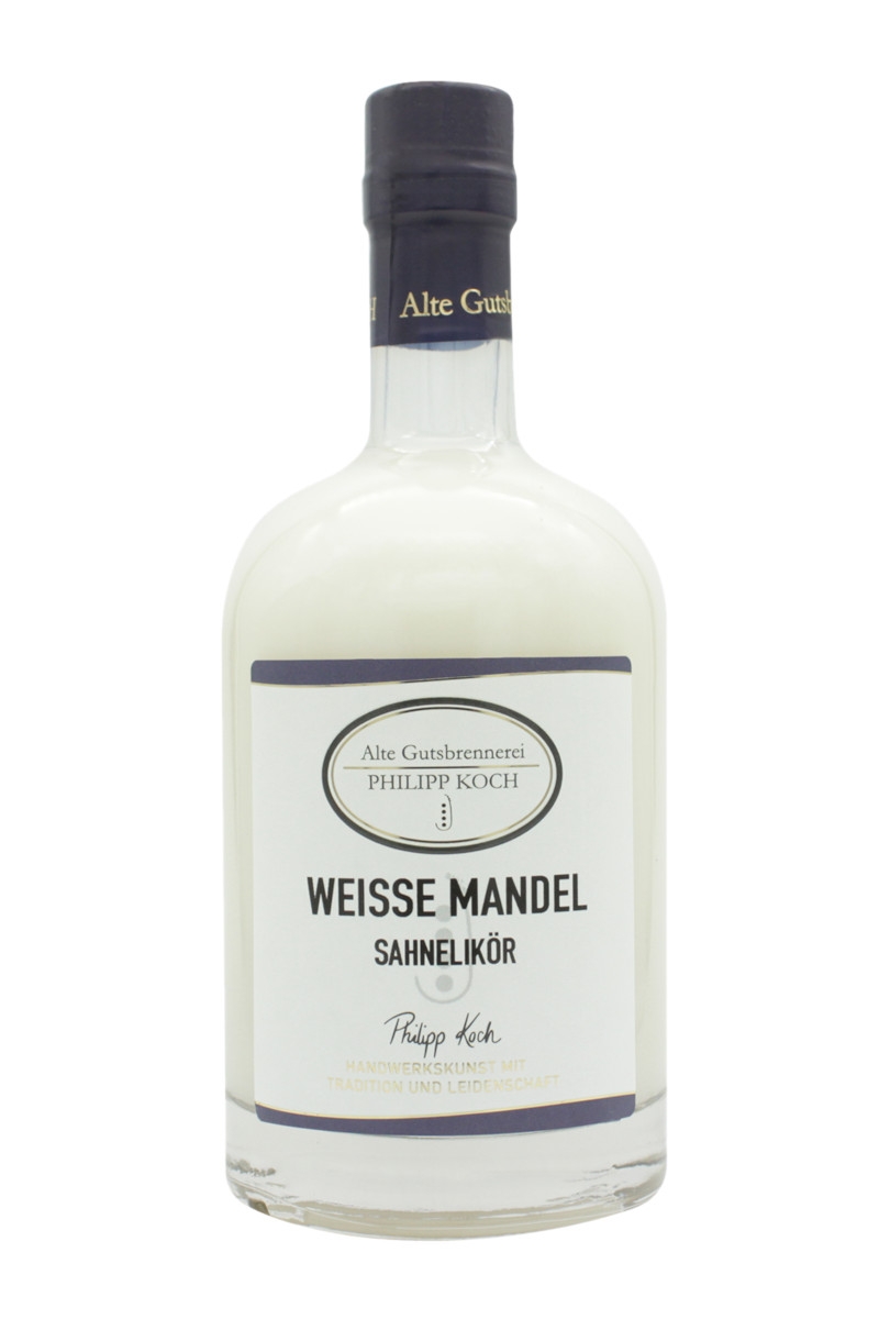 Alte Gutsbrennerei Philipp Koch Weiße Mandel Sahnelikör - 0,5L 18% vol